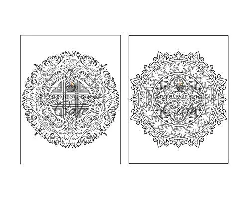 125 Mandalas: An Adult Coloring Book Featuring 125 of the World’s Most Beautiful Mandalas for Stress Relief and Relaxation