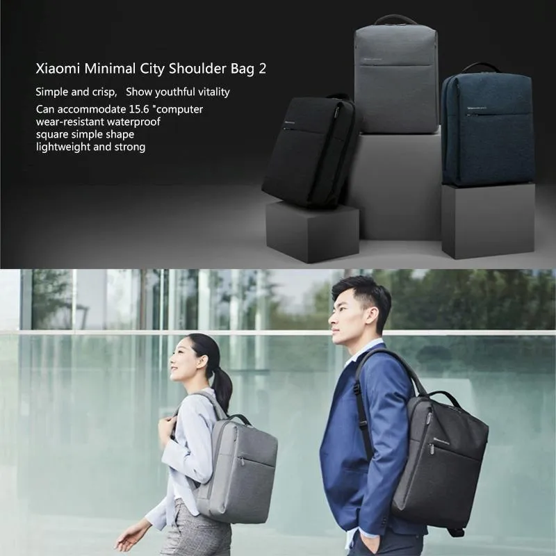 15.6-Inch Waterproof Laptop Backpack | Dark Gray