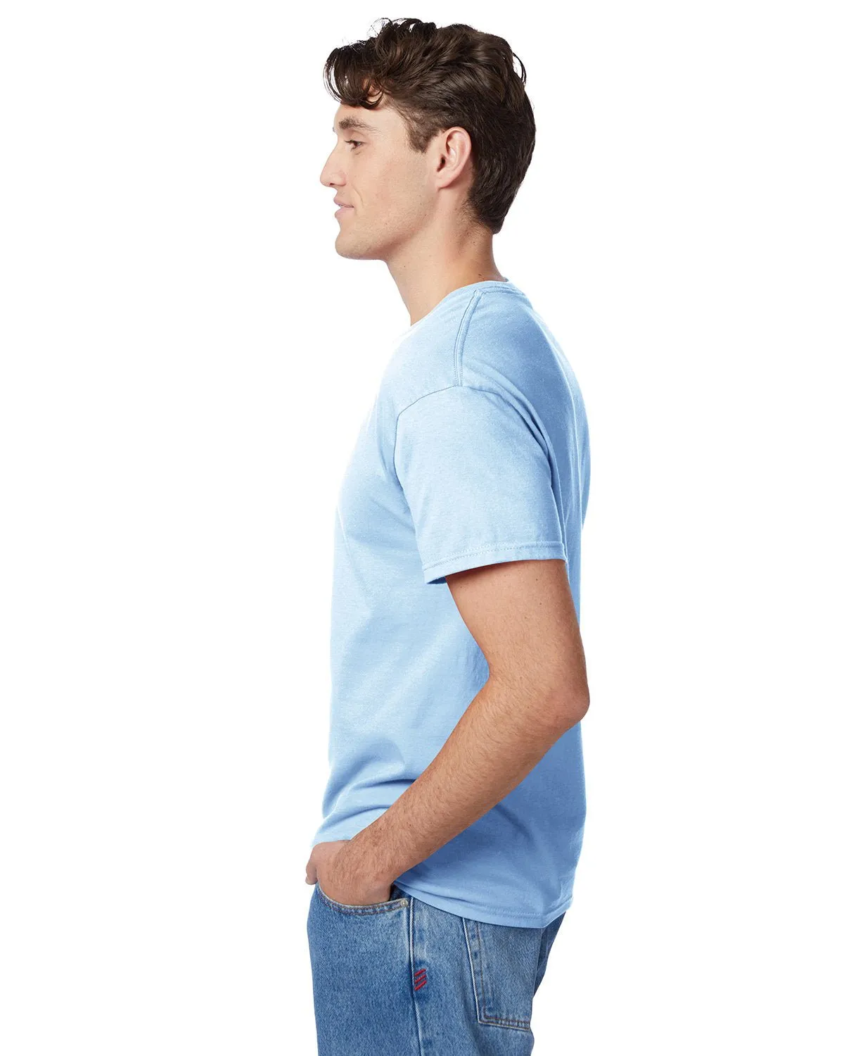 5250T-Hanes-LIGHT BLUE