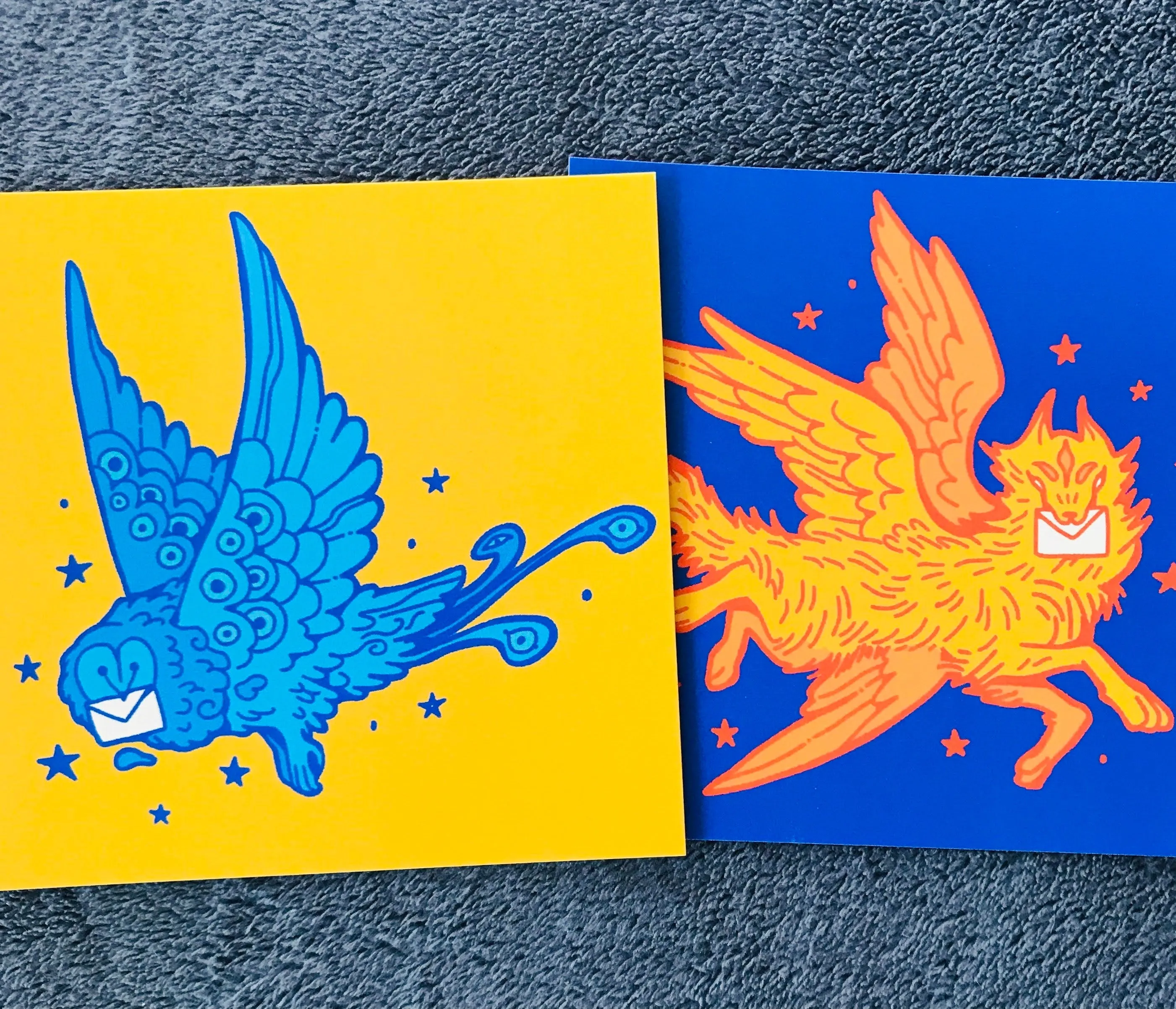 Angelic Messengers Square 6 x 6 Art Prints