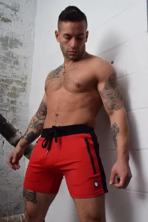 BACKPACK SHORTS RED