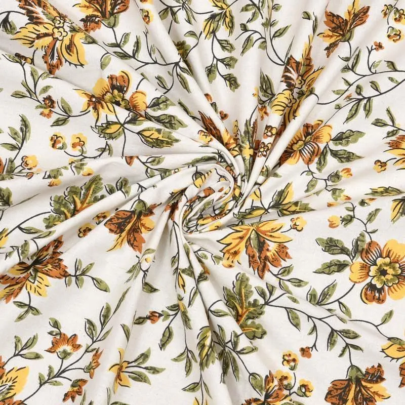 Barkha Printed Bedsheet - Green