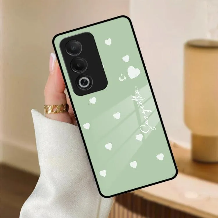 Be Loved Glossy Customised Metal Case Cover Mint Green For Oppo