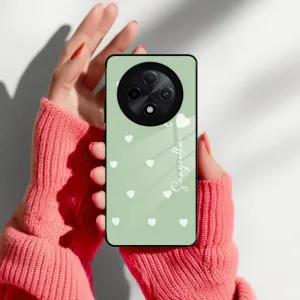 Be Loved Glossy Customised Metal Case Cover Mint Green For Oppo