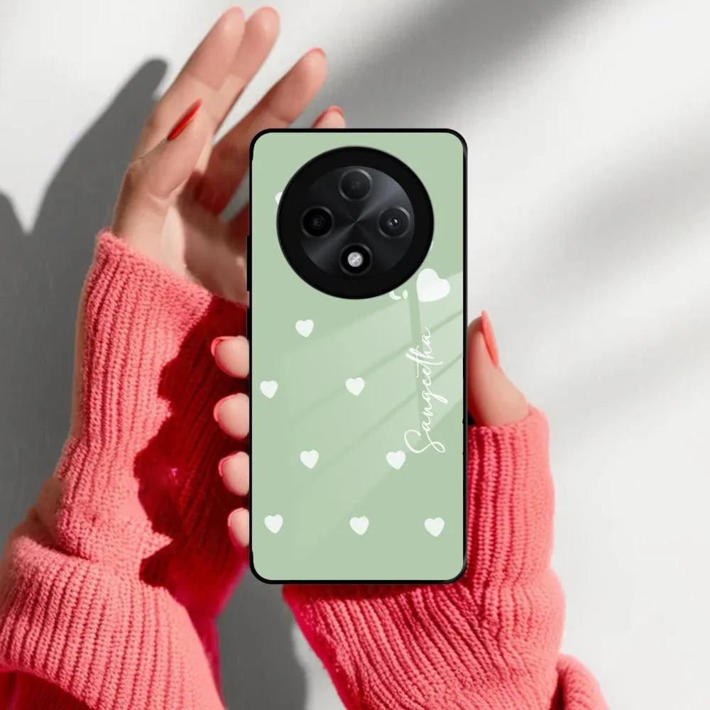 Be Loved Glossy Customised Metal Case Cover Mint Green For Oppo