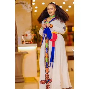 Beautiful Ashenda Dress Traditional Ethiopian Dress Habesha Dress Handwoven Habesha Kemis Eritrean Dress Ashenda Dress á