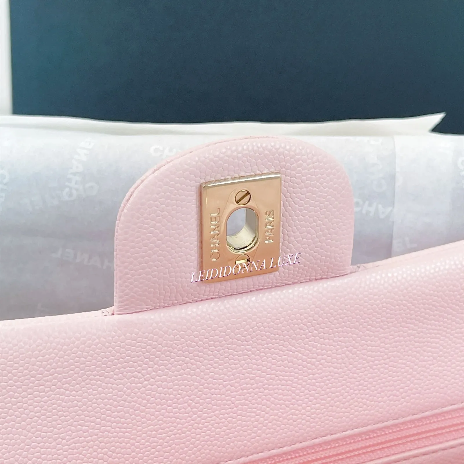 Chanel Timeless Small 22S Sakura Pink Caviar