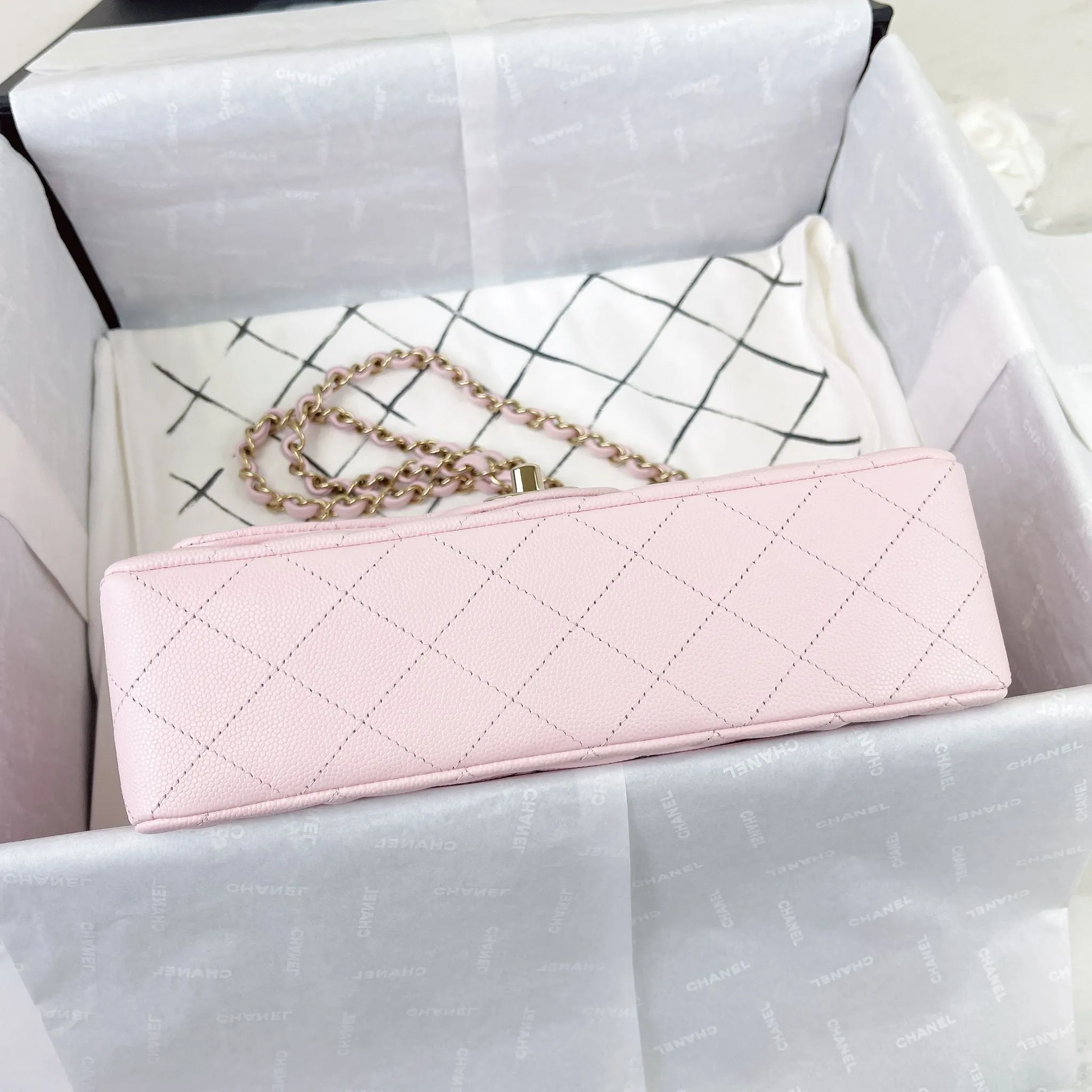 Chanel Timeless Small 22S Sakura Pink Caviar