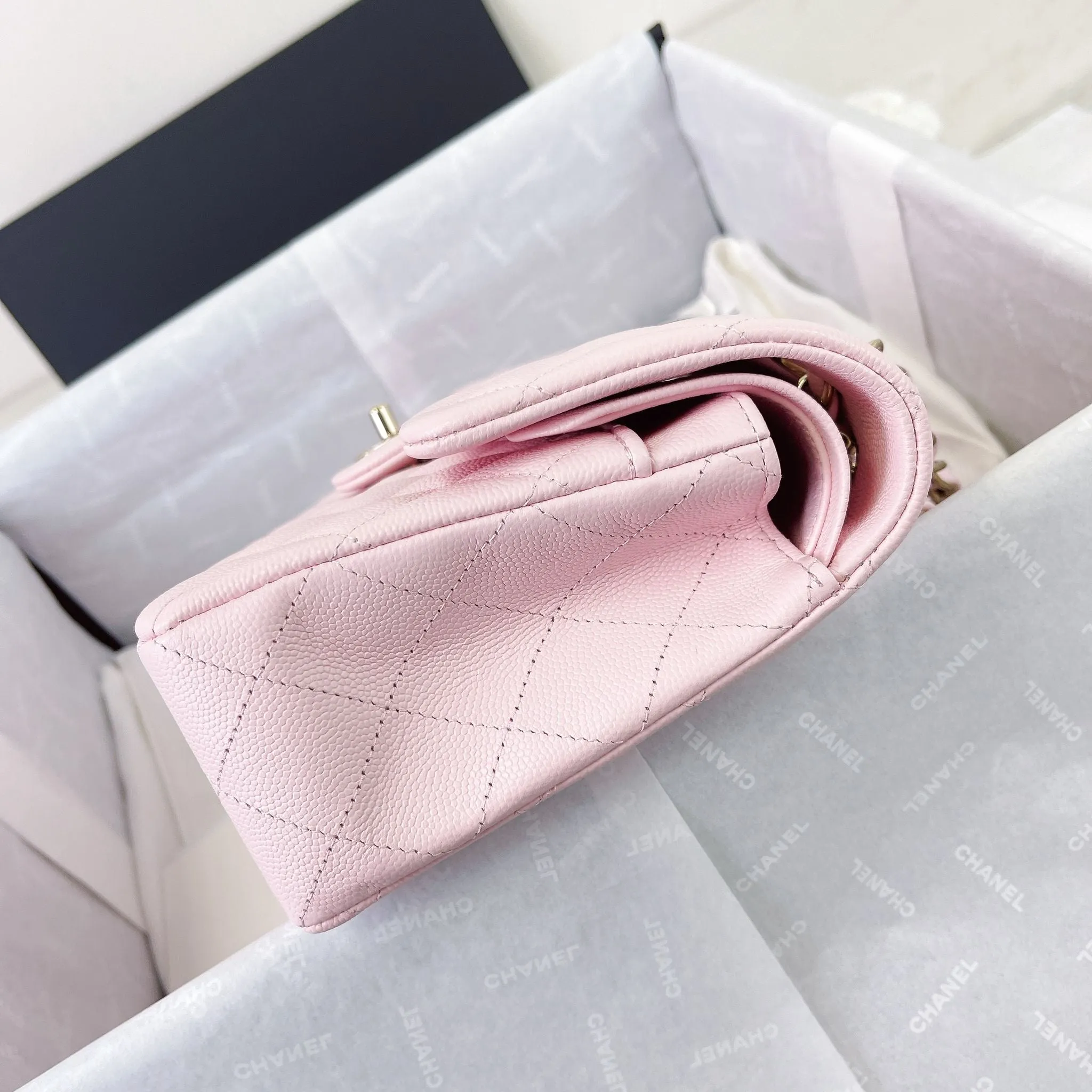 Chanel Timeless Small 22S Sakura Pink Caviar