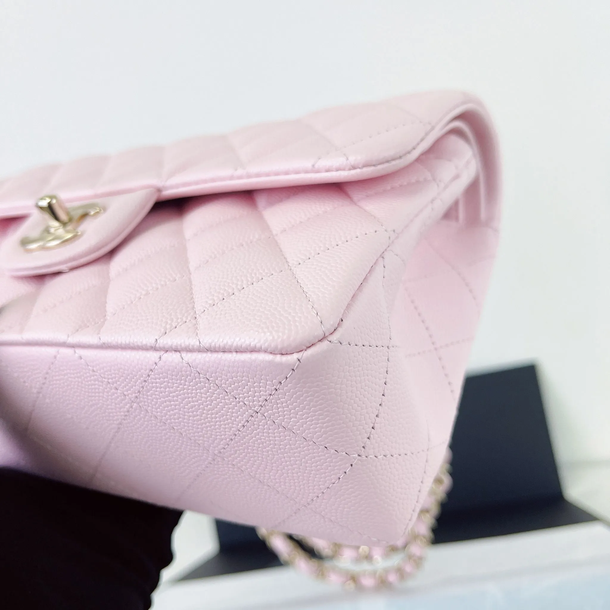 Chanel Timeless Small 22S Sakura Pink Caviar
