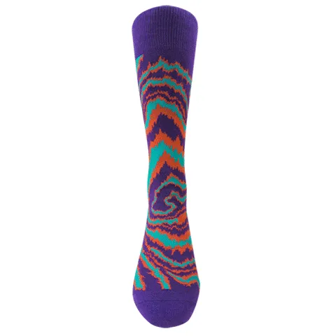 Chaossocks - Marble-men's purple