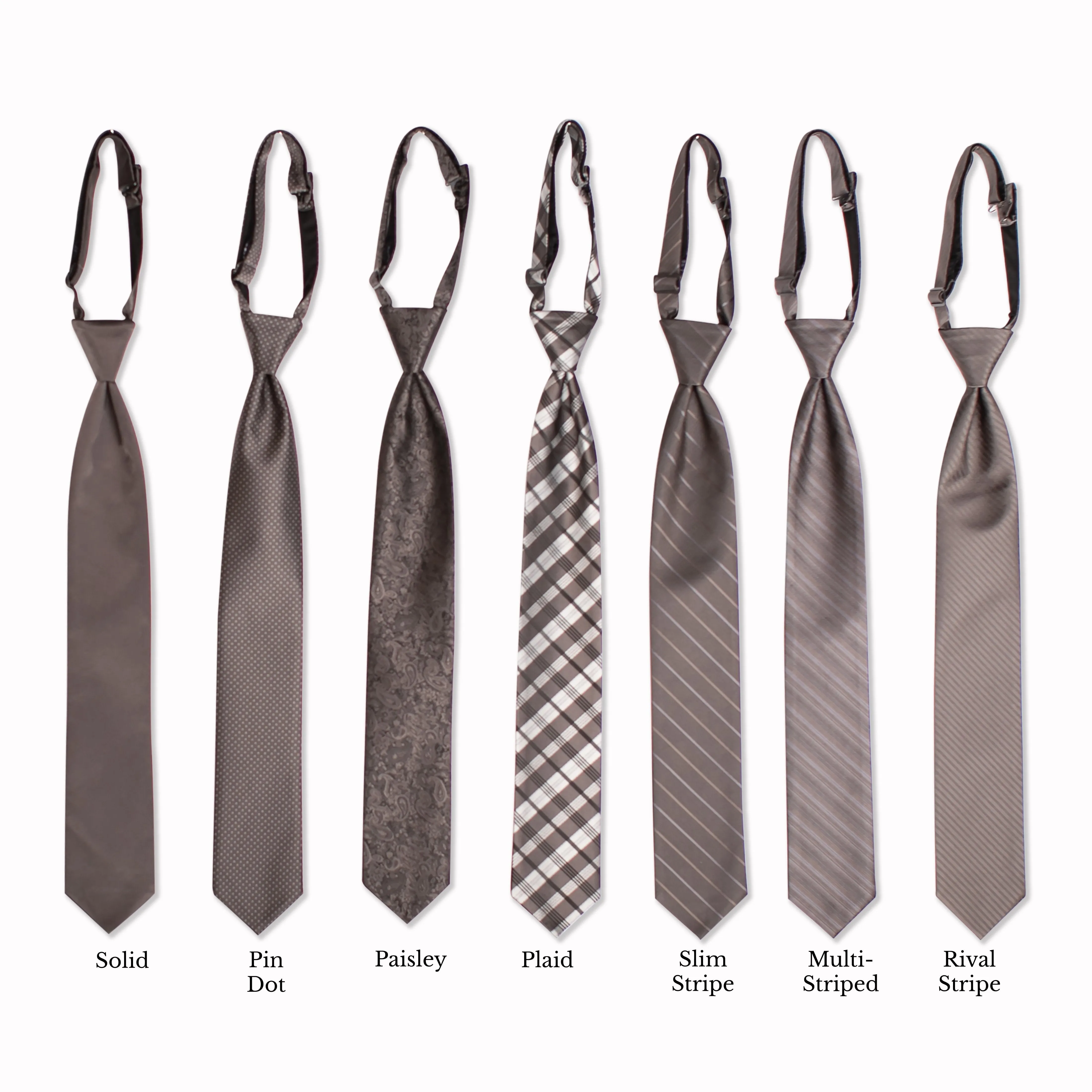 Classic Long Tie - Smoke
