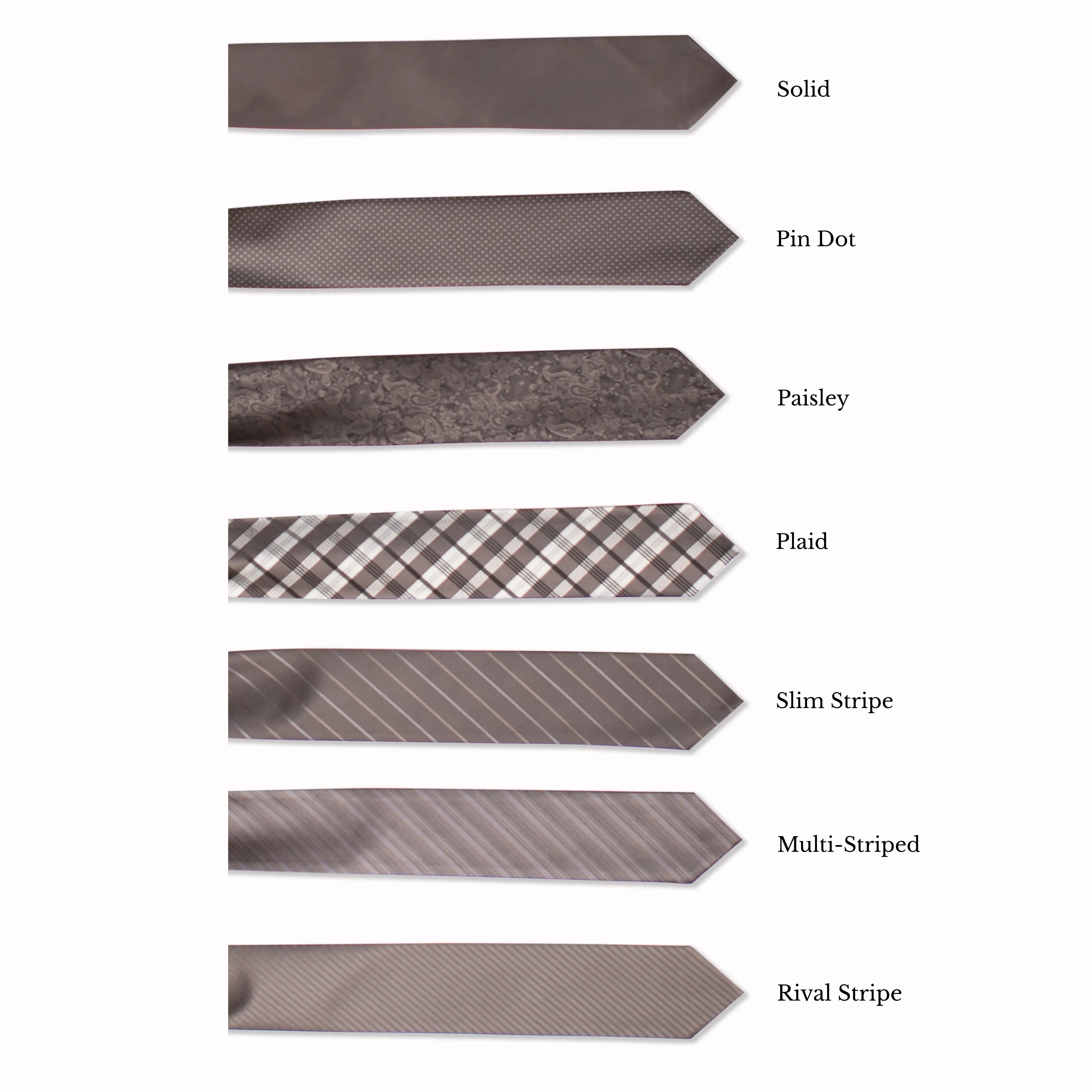 Classic Long Tie - Smoke
