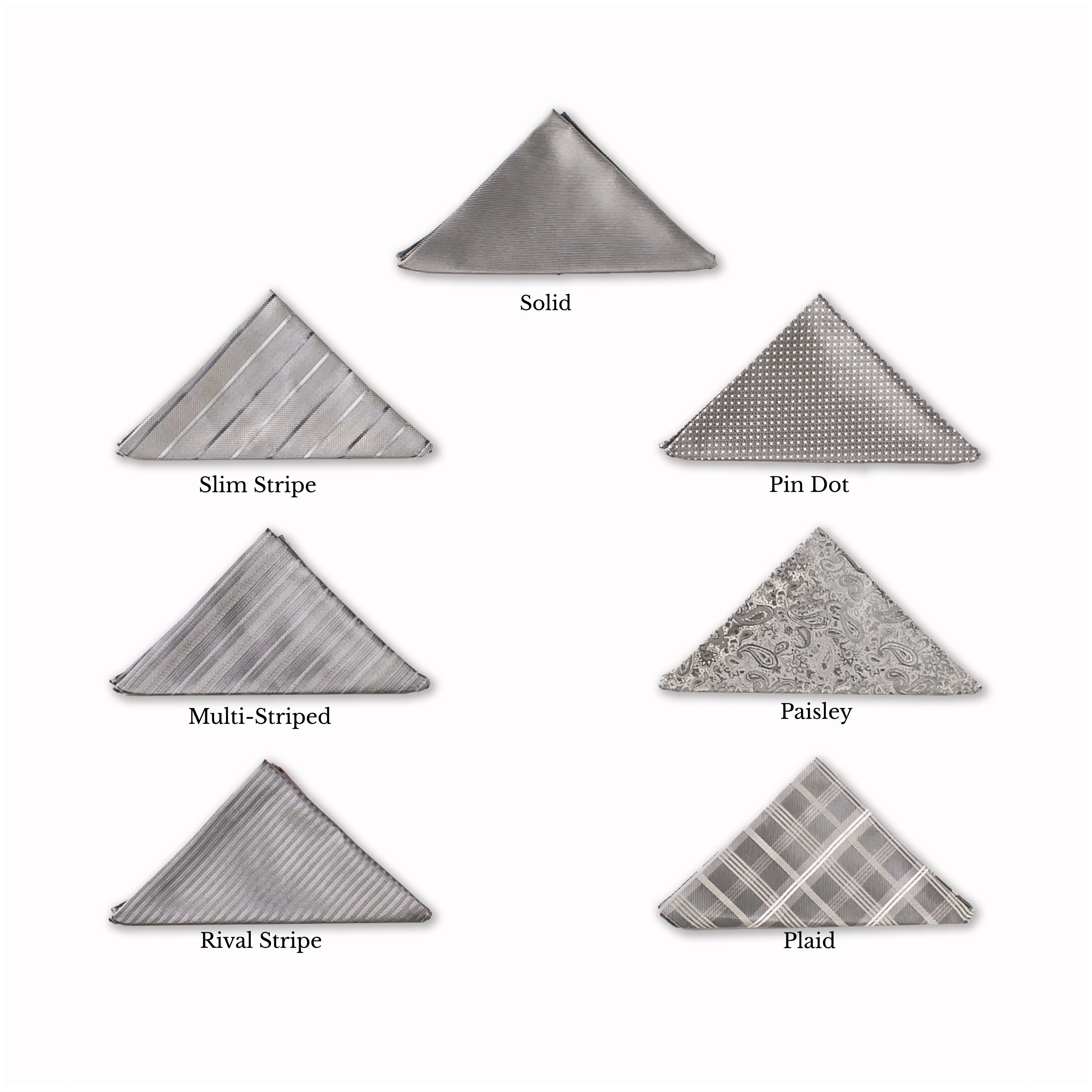 Classic Pocket Square - Slate
