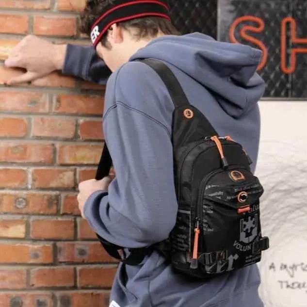 Cool Backpack CBZS43 Cross Body Chest Bag Travel Casual Shoulder Bag