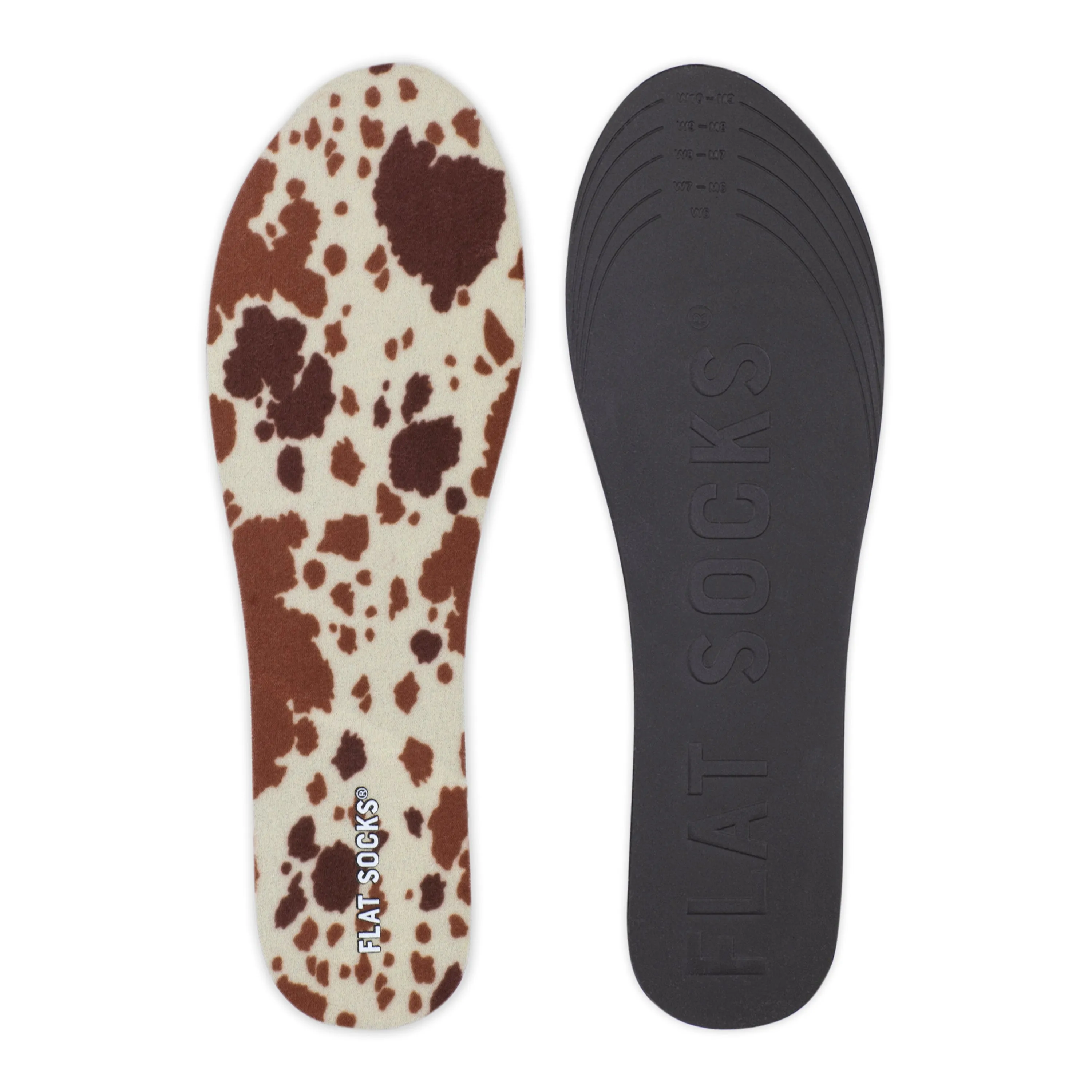 Cow Print FLAT SOCKS