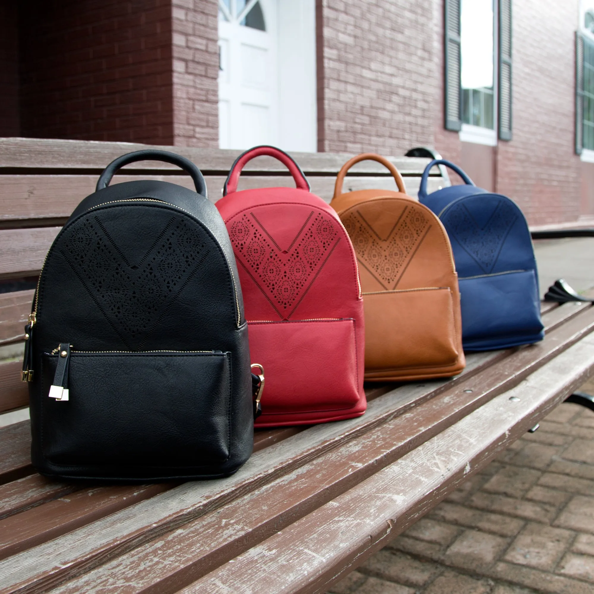Crimson Ali 9" x 11.5" Backpack Handbag