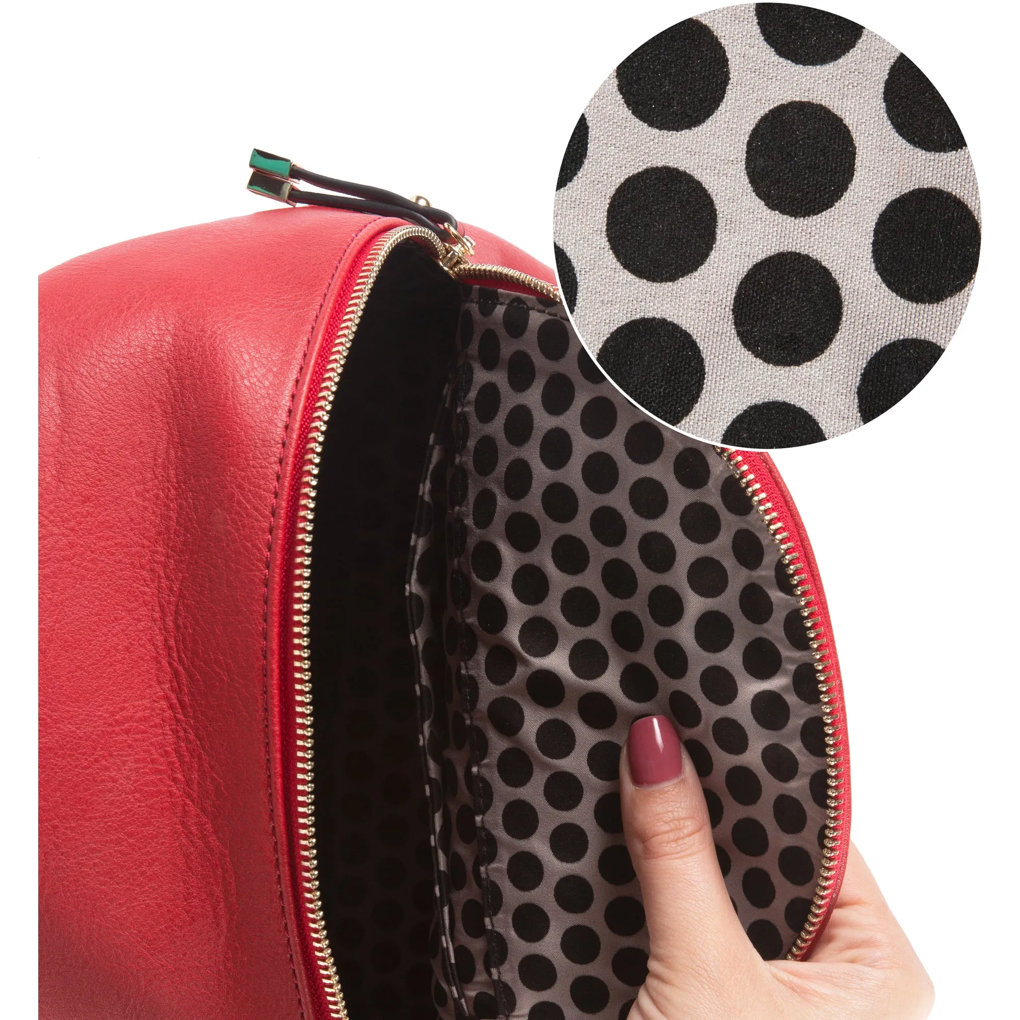 Crimson Ali 9" x 11.5" Backpack Handbag