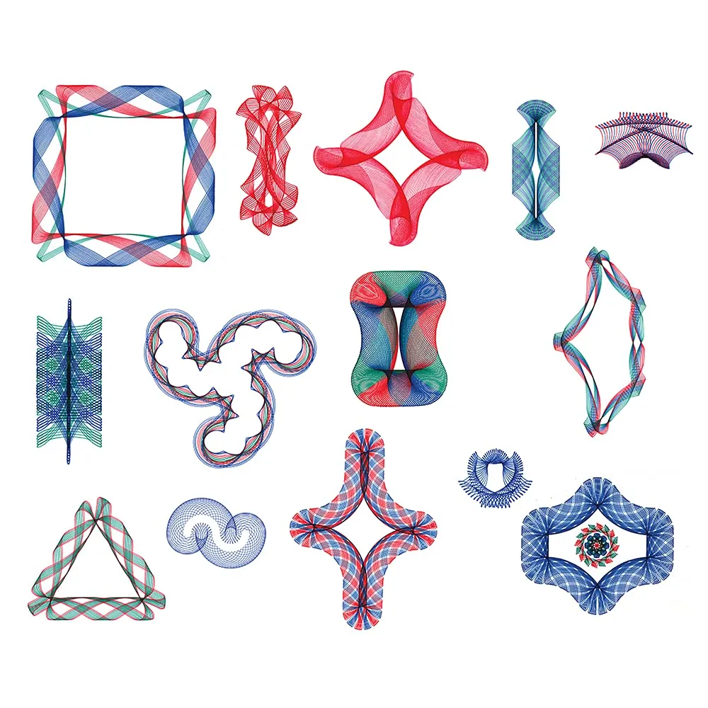Curvy Designs SpiroArt: Create Stunning Patterns with Our Innovative Spirograph Set for Endless Fun!