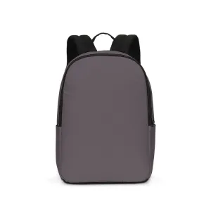 Dark Magenta Gray Waterproof Backpack | Dark Pale Magenta Gray | C0M10Y0K80