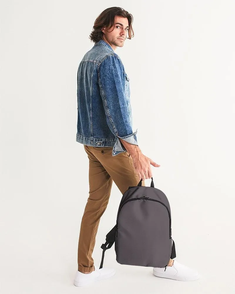 Dark Magenta Gray Waterproof Backpack | Dark Pale Magenta Gray | C0M10Y0K80