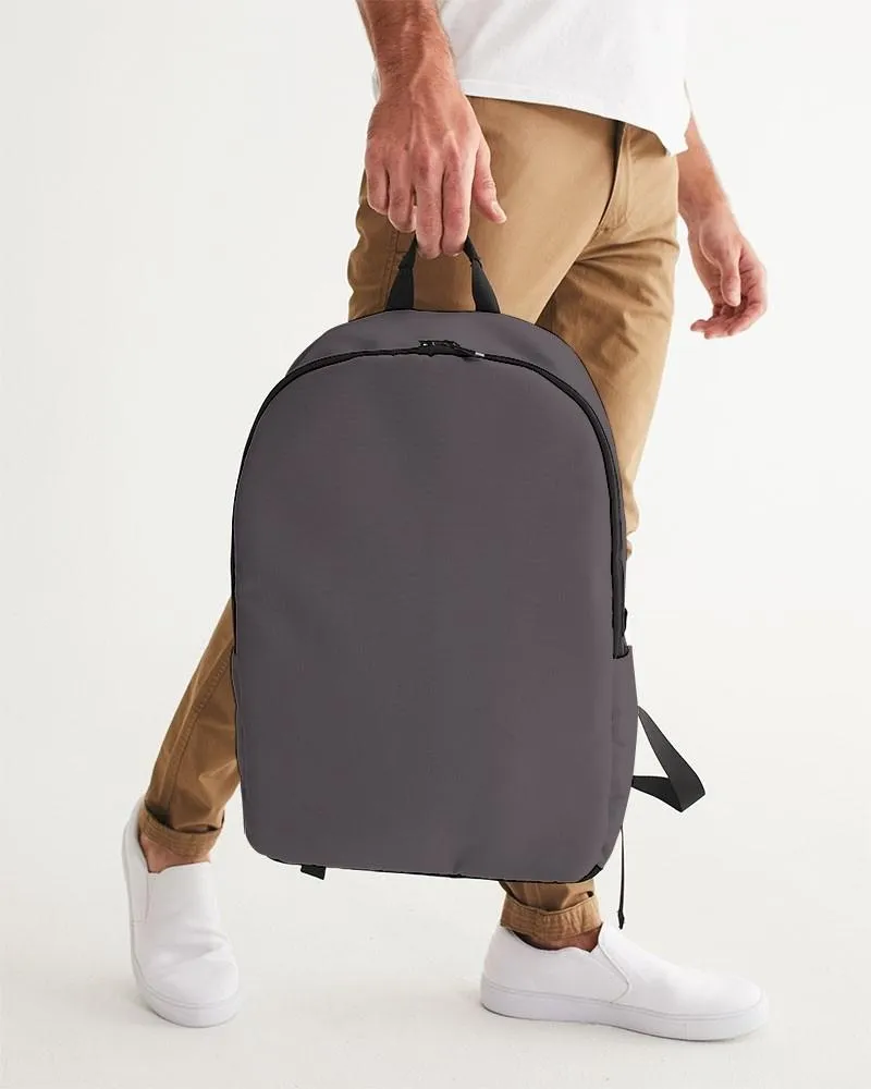 Dark Magenta Gray Waterproof Backpack | Dark Pale Magenta Gray | C0M10Y0K80