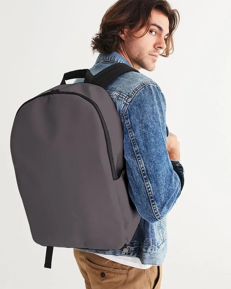 Dark Magenta Gray Waterproof Backpack | Dark Pale Magenta Gray | C0M10Y0K80