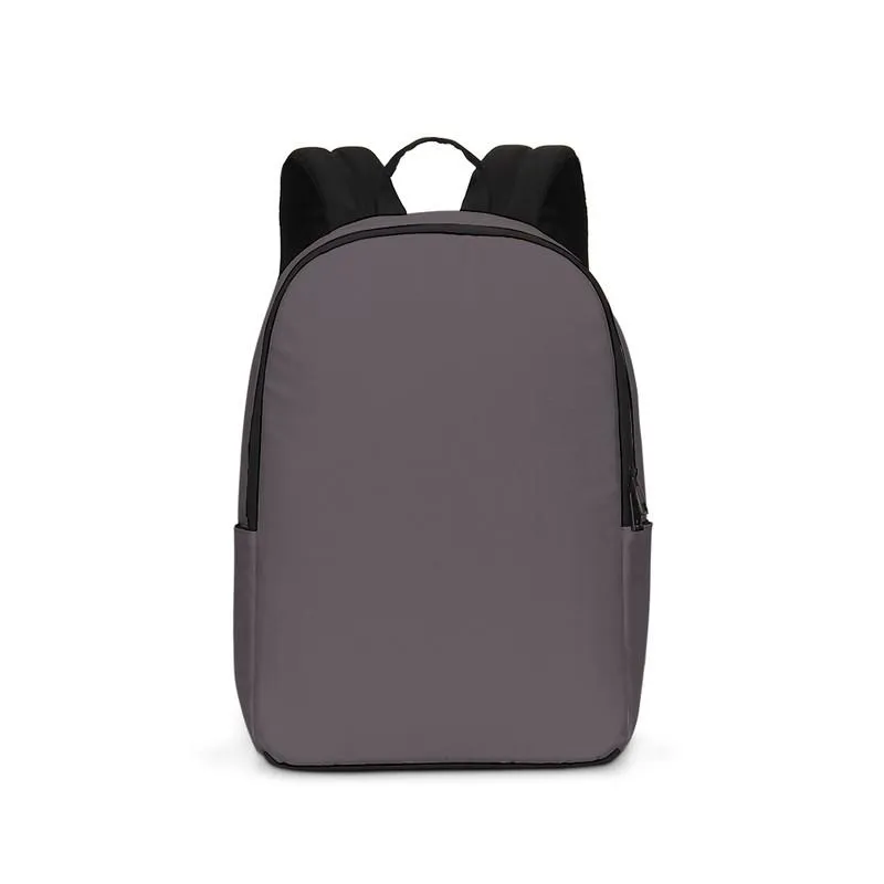 Dark Magenta Gray Waterproof Backpack | Dark Pale Magenta Gray | C0M10Y0K80