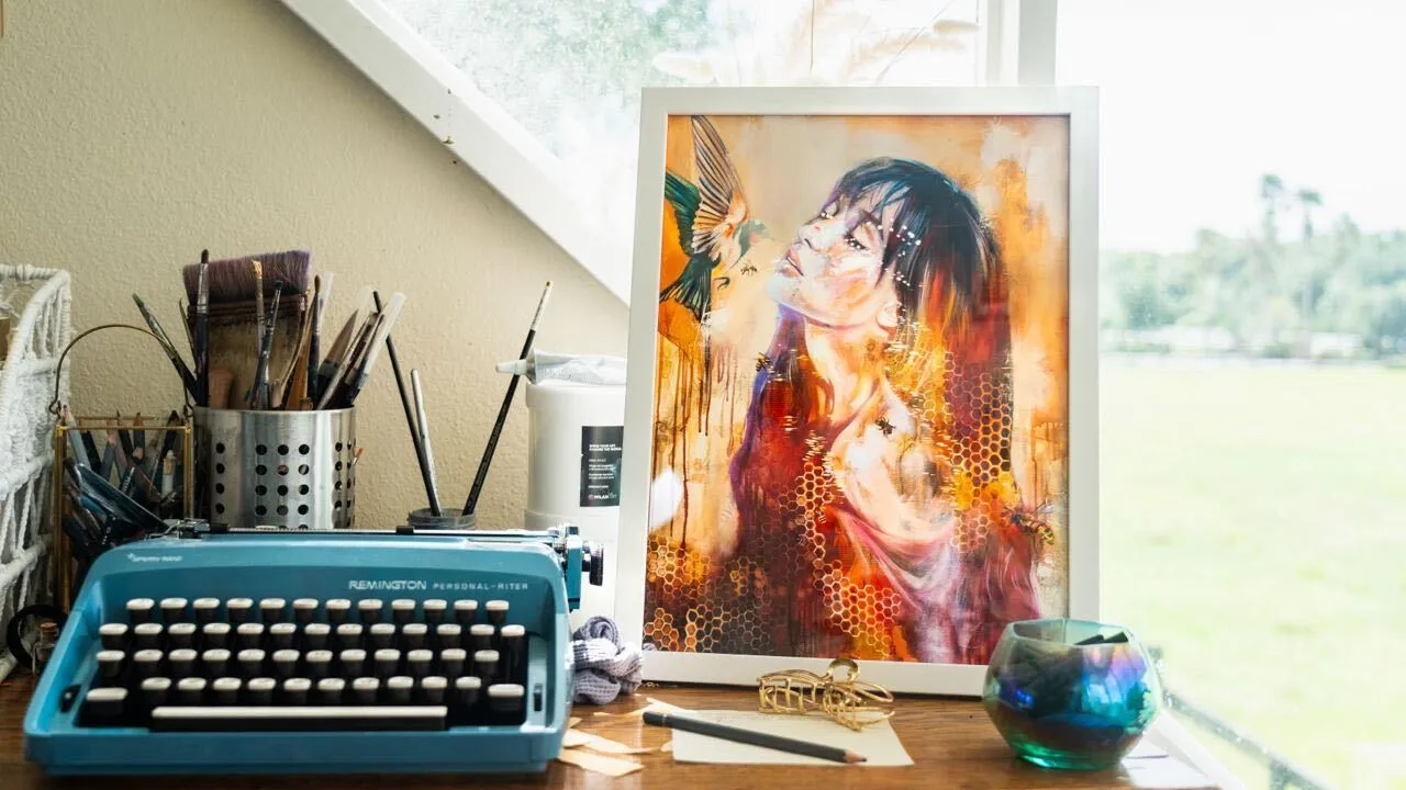 Divine Messenger - Framed Print