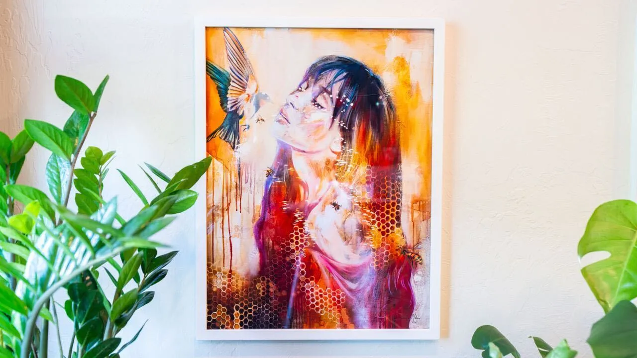 Divine Messenger - Framed Print