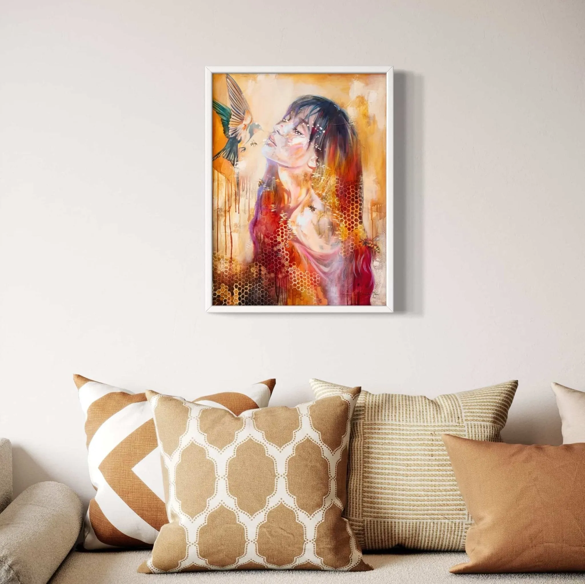 Divine Messenger - Framed Print