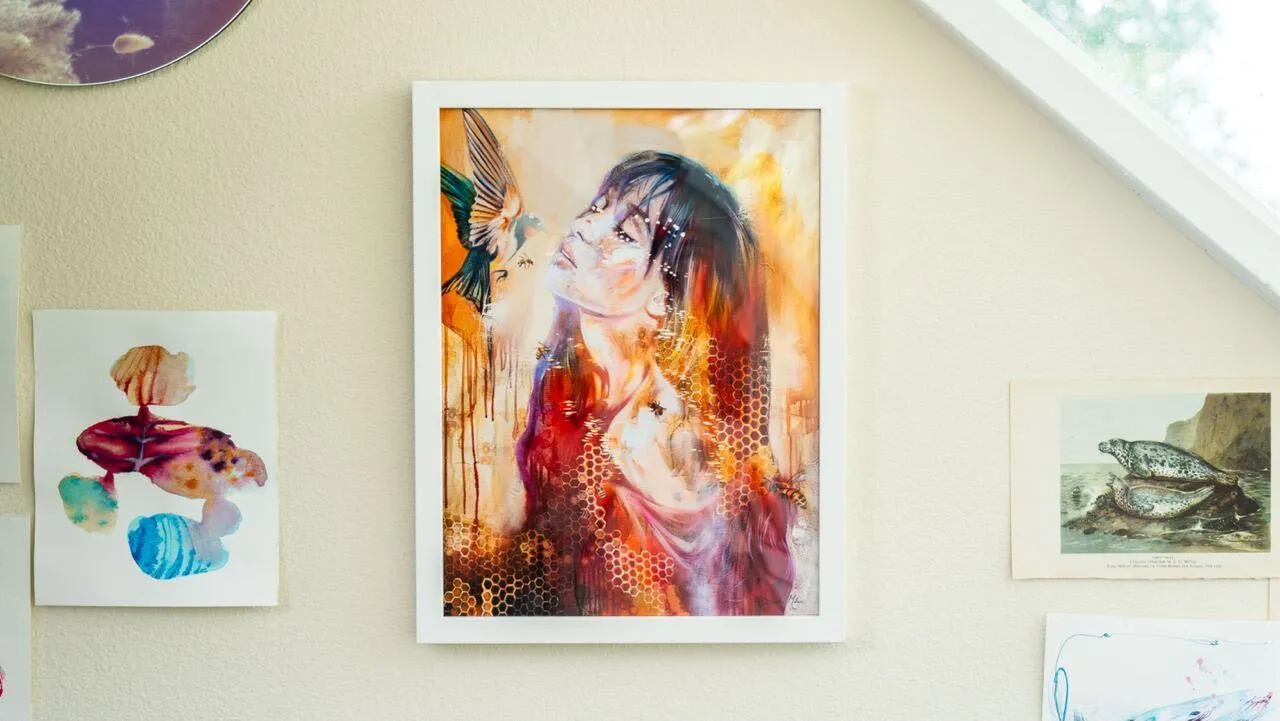 Divine Messenger - Framed Print