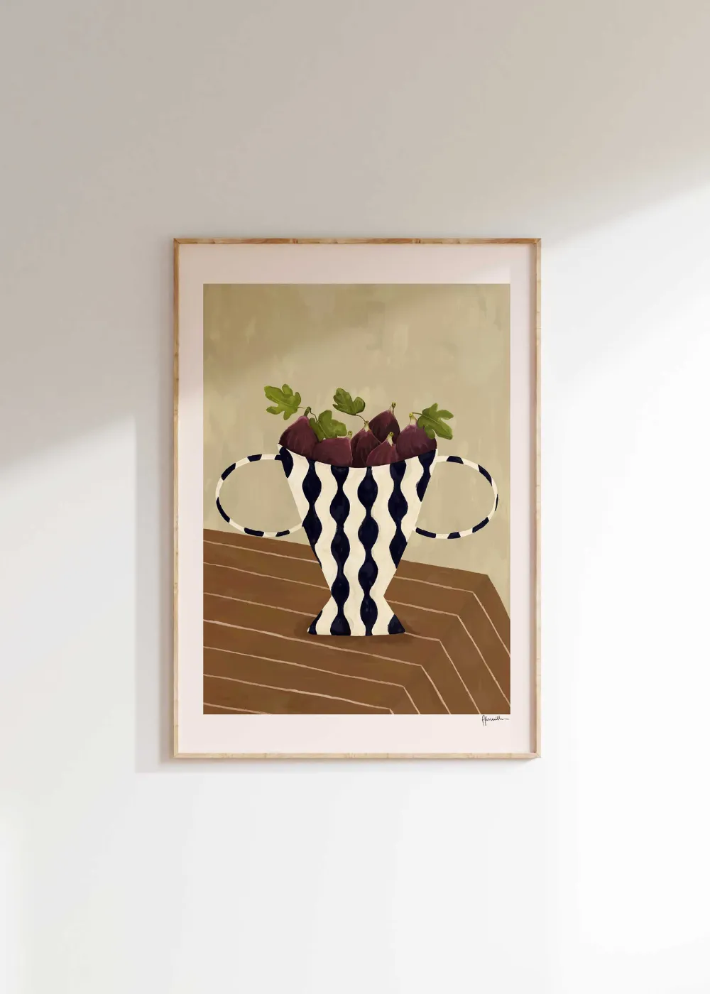 Frankie Penwill - Figs In Wavy Vase