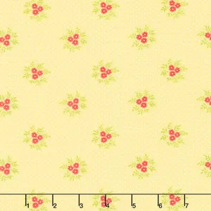 Fruit Cocktail - Posey Blossoms Pineapple Yardage