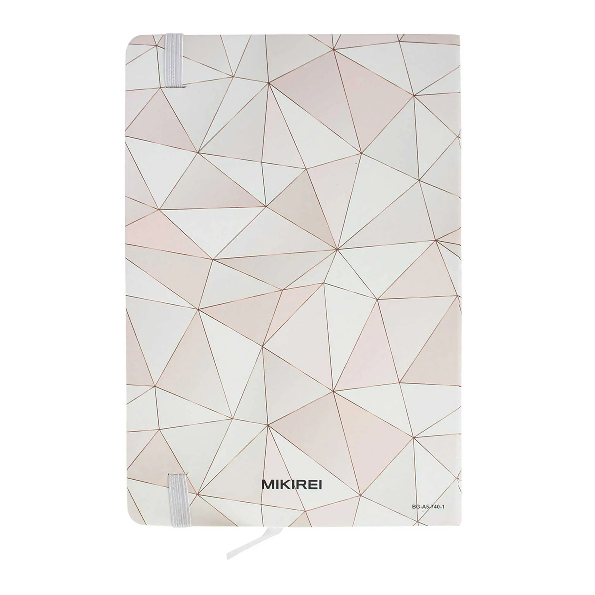 Geometric Marble Prints Hardback Notebook - Set of 2 (A5 & A7)