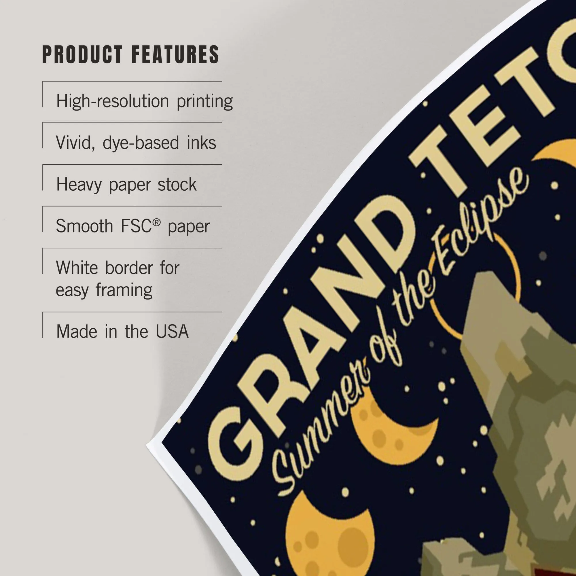Grand Teton National Park, Wyoming, Summer of the Eclipse, Geometric, Art & Giclee Prints