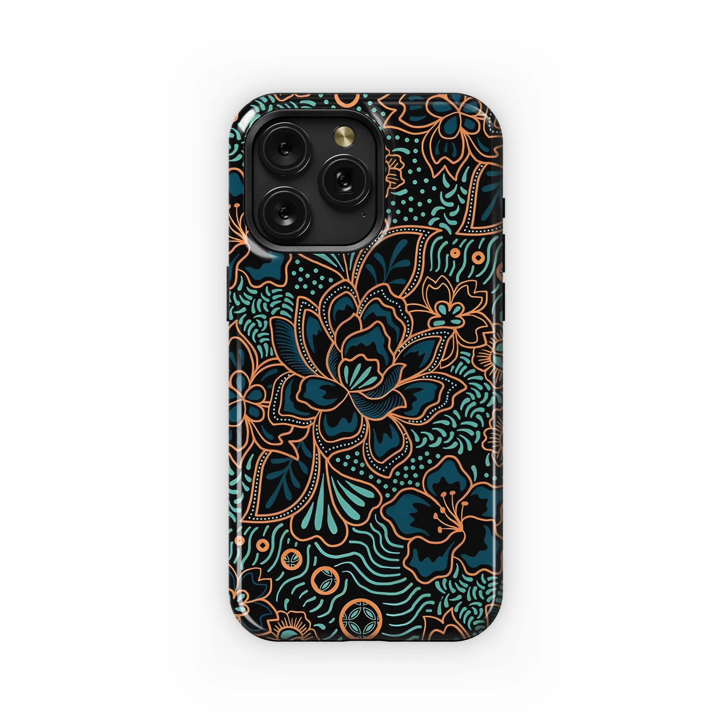 Indonesian Batik Cover Printing Phone Case iPhone Samsung Cover Pixel 3832