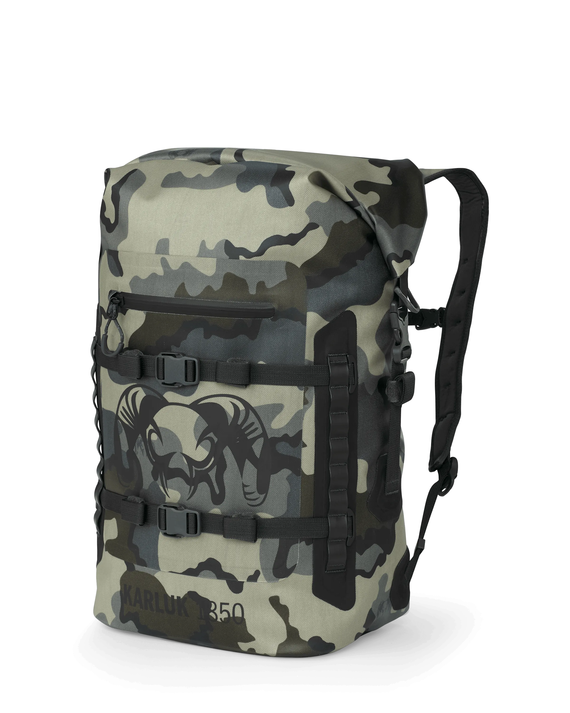Karluk 1850 Roll Top Dry Backpack Set | Vias/Stone