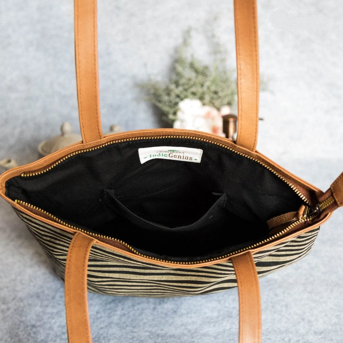 Khadi Fabric Silk Tote