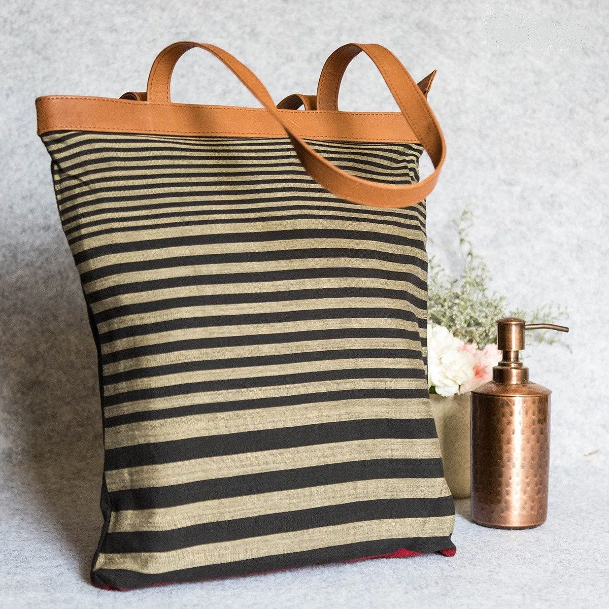 Khadi Fabric Silk Tote