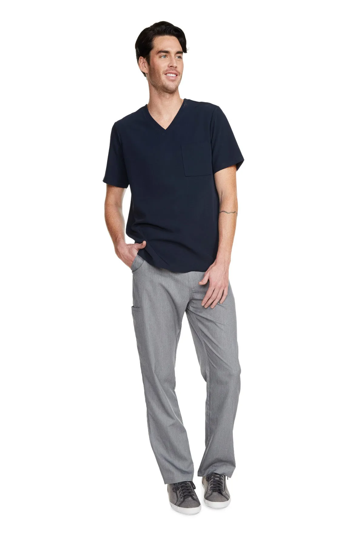 Men's "Sport Scrub" Pant - Heather Grey