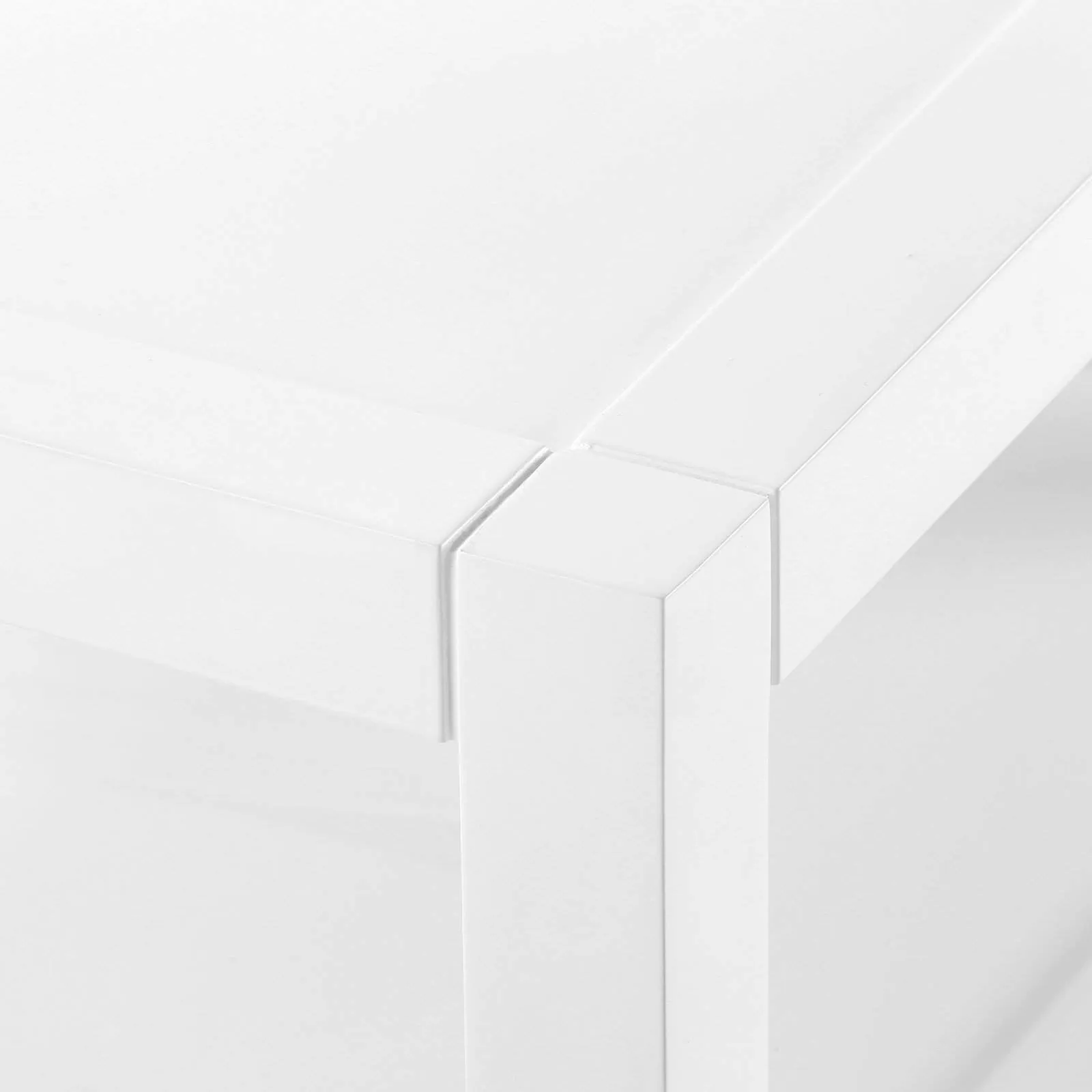Newport 1-Drawer Side Table / White Pearl