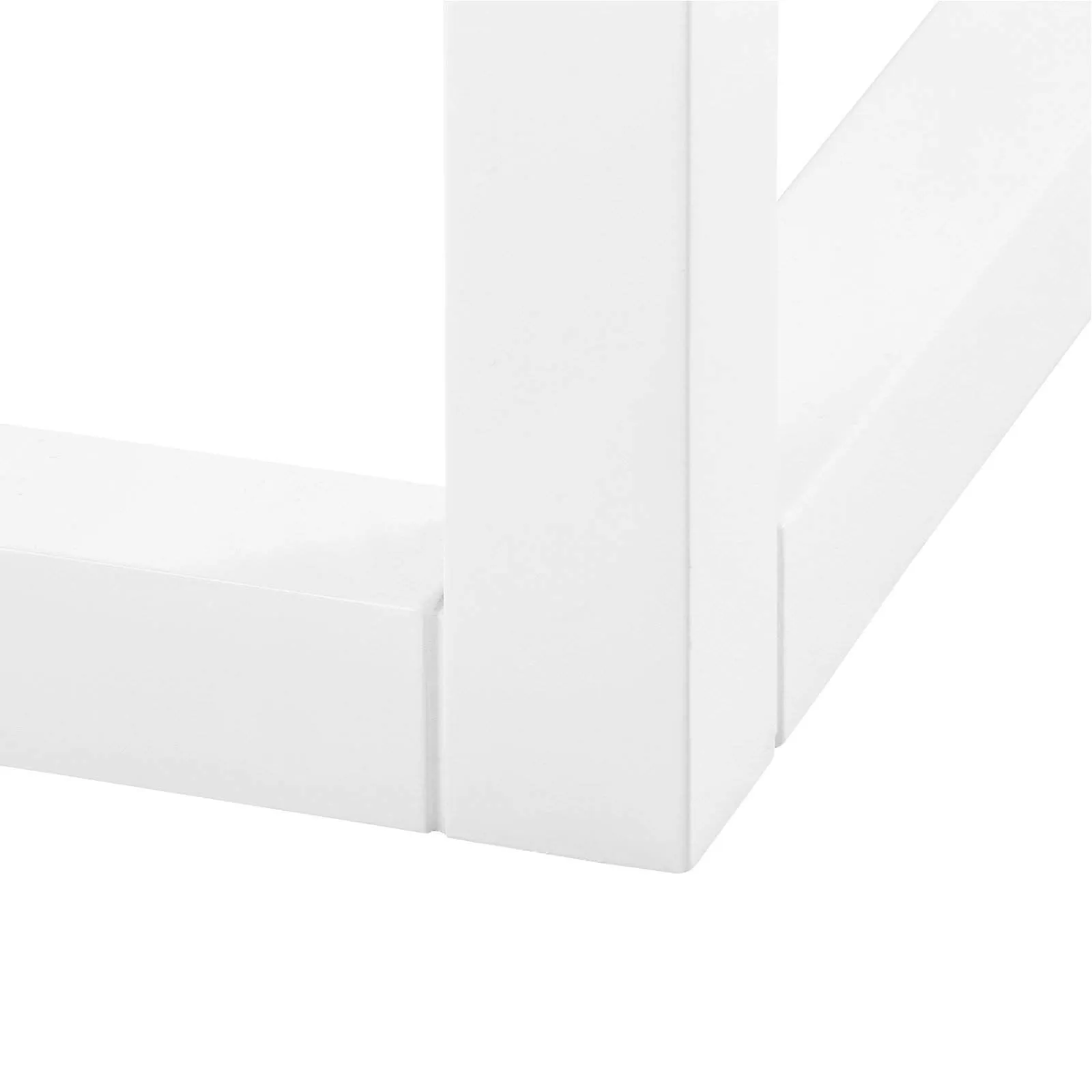 Newport 1-Drawer Side Table / White Pearl