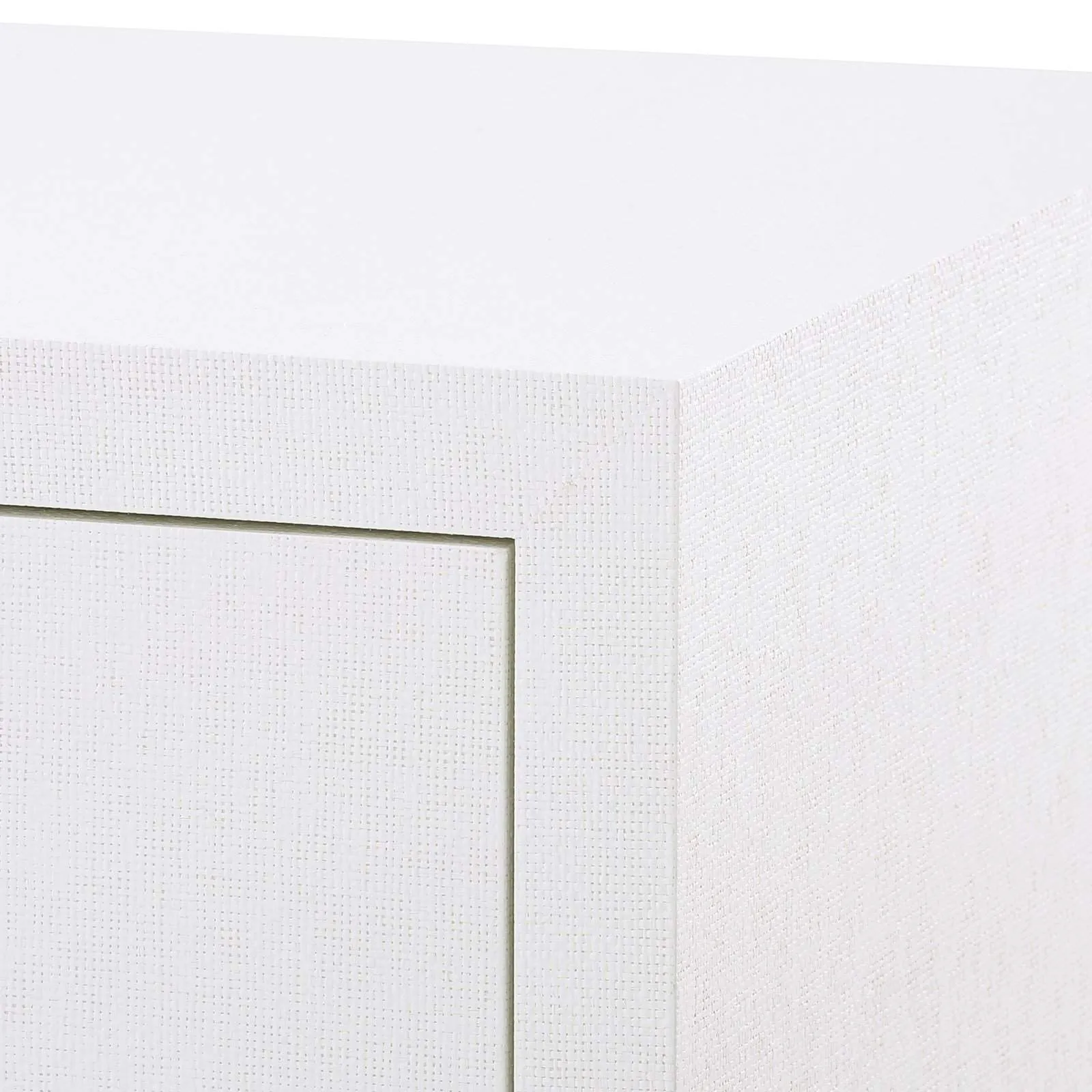 Newport 1-Drawer Side Table / White Pearl