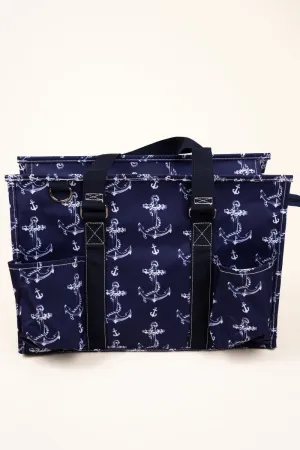 NGIL Nautical By Nature Utility Tote with Navy Trim