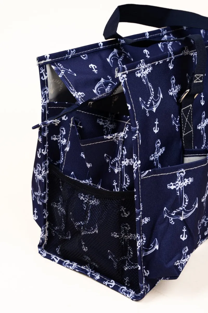 NGIL Nautical By Nature Utility Tote with Navy Trim