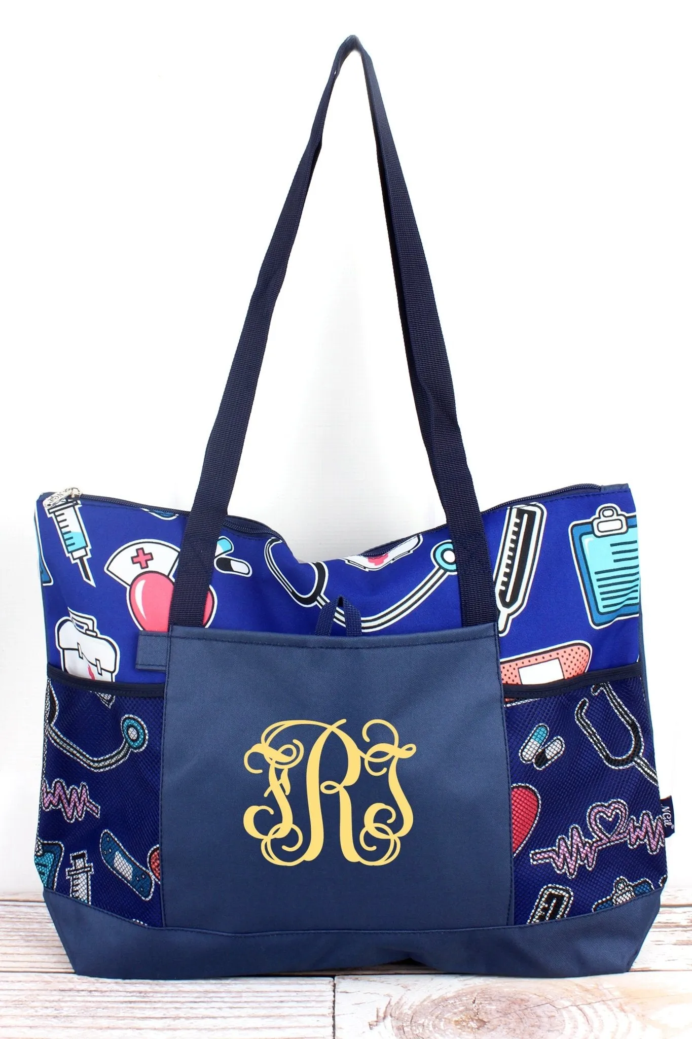 NGIL Nurse Love Pocket Tote Bag