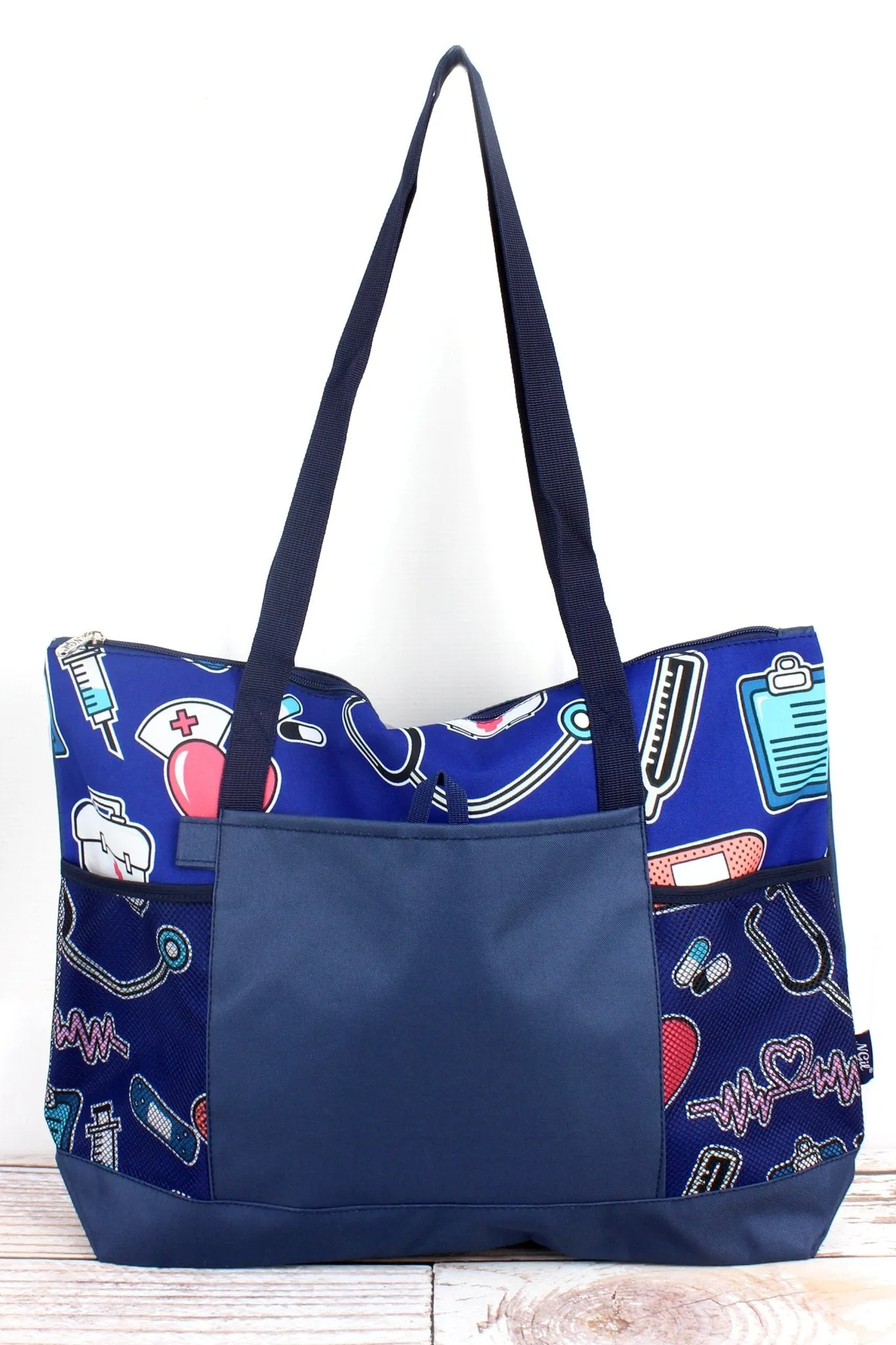 NGIL Nurse Love Pocket Tote Bag