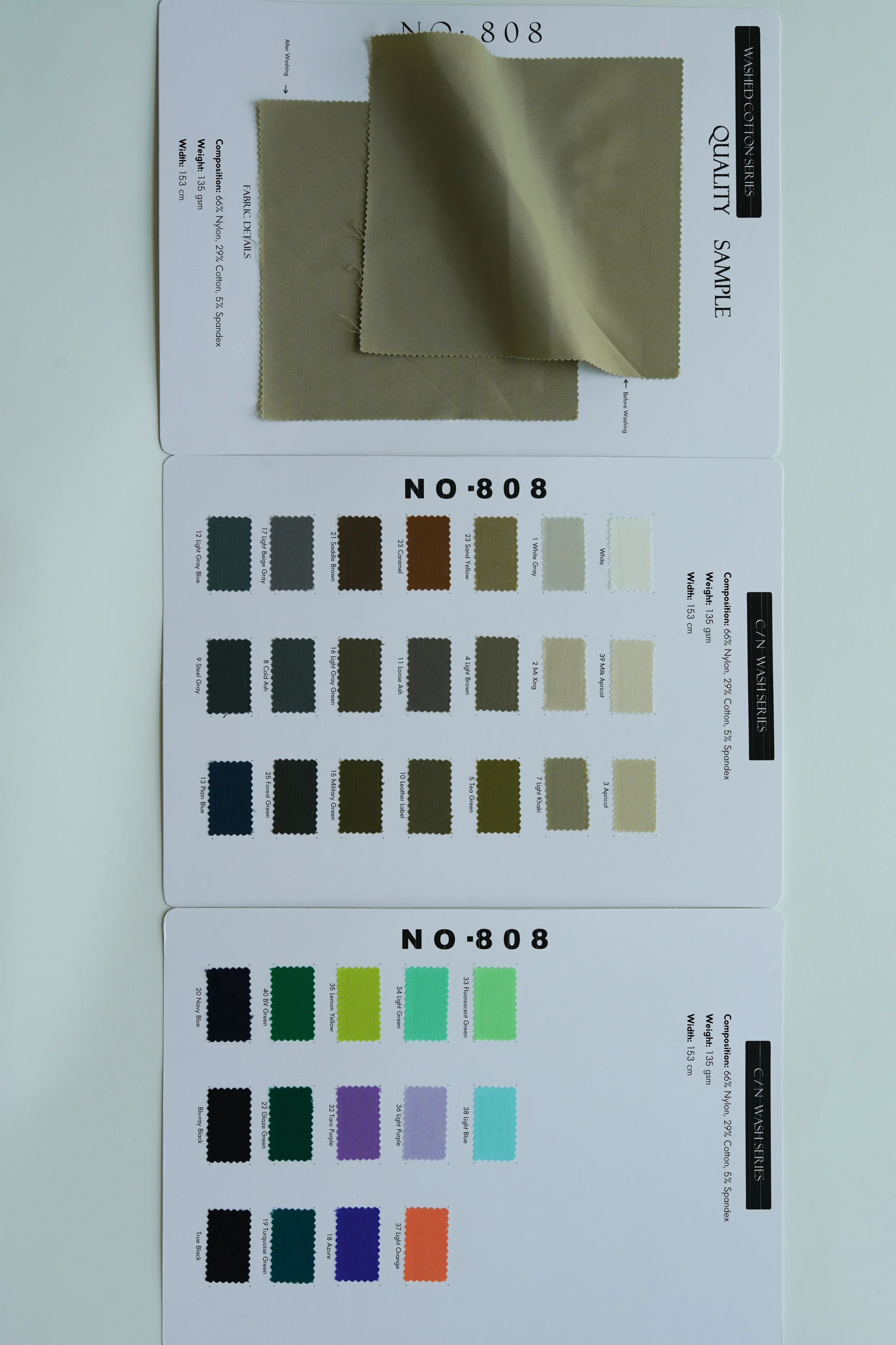 Nylon-Cotton Blend with Spandex (135gsm) No.24
