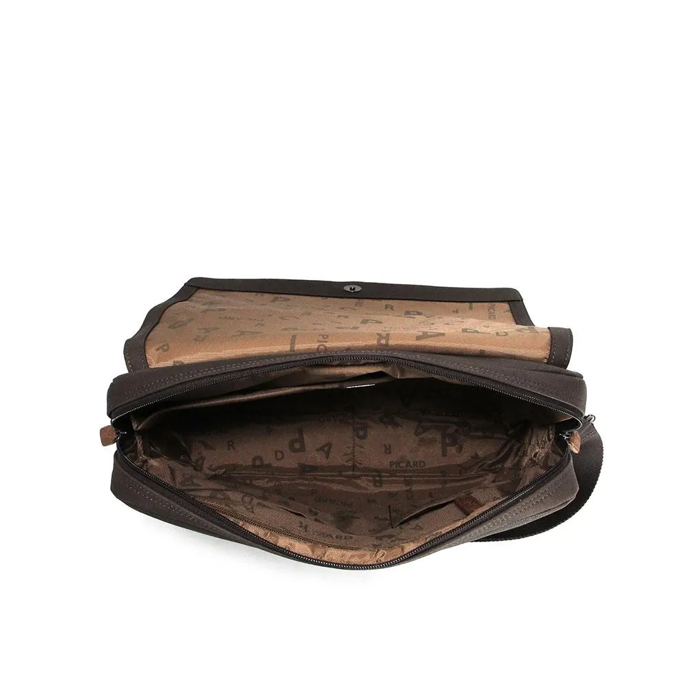 Picard Dallas Men's Leather Messenger Bag (Cafe)